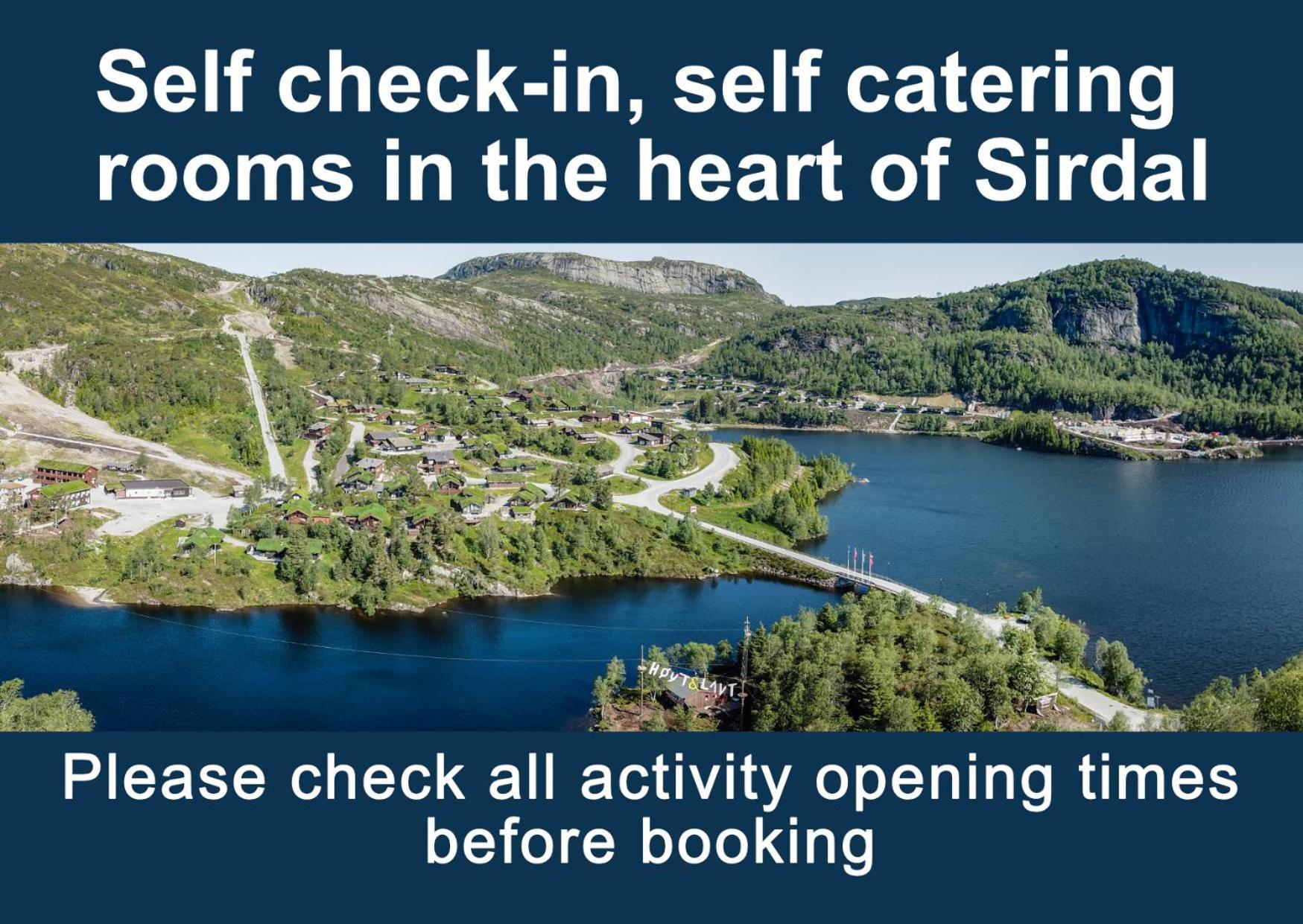 Tjorhom Sirdal Fjellpark酒店 外观 照片